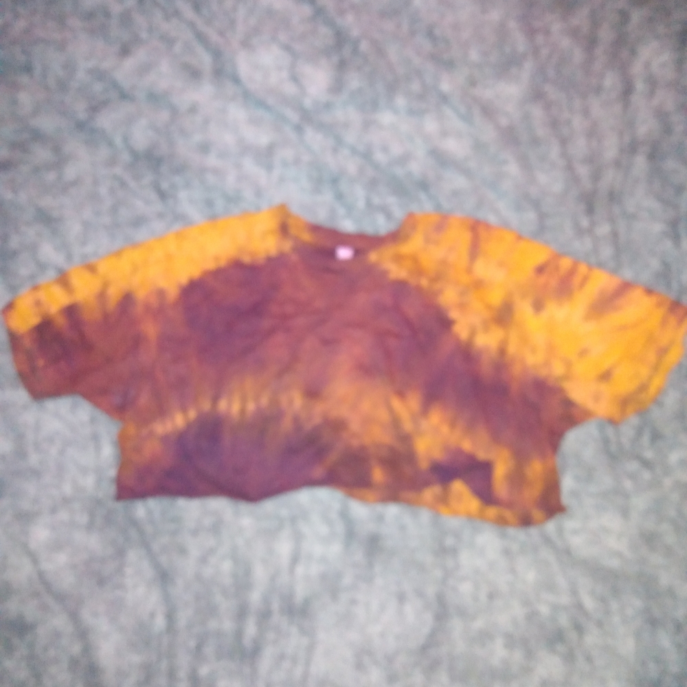 American Apparel Tie Dye Crop Top Size XL